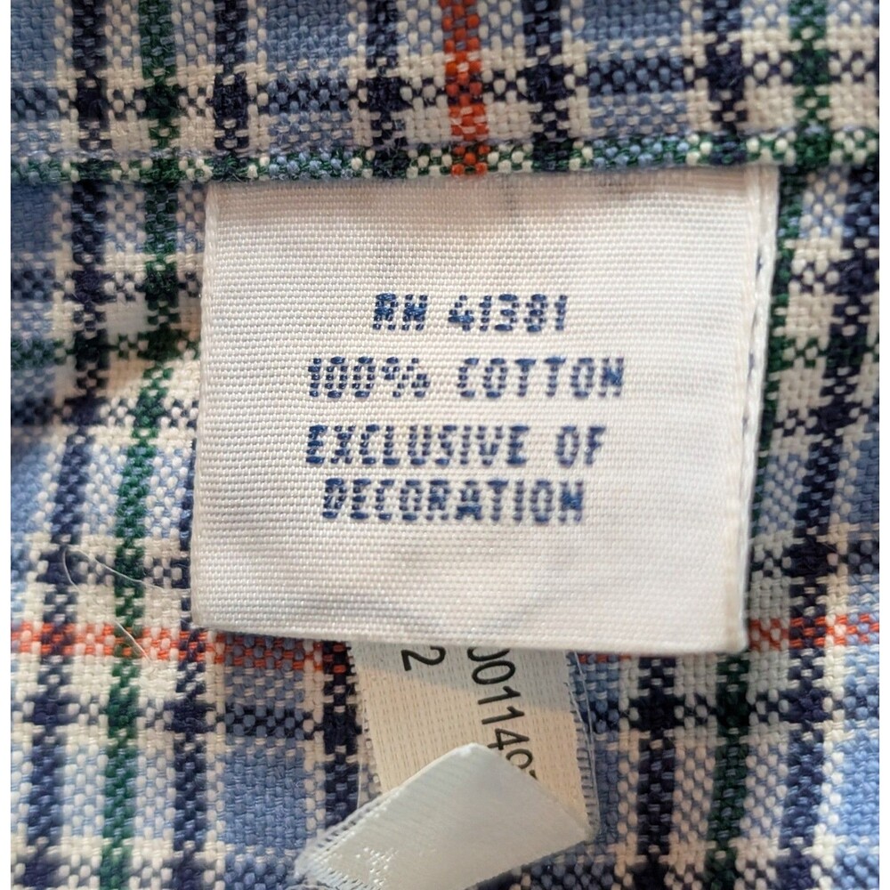 Ralph Lauren Size XLT Tall Button Down Shirt Multicolor Plaid Long Sleeve - Picture 6 of 8